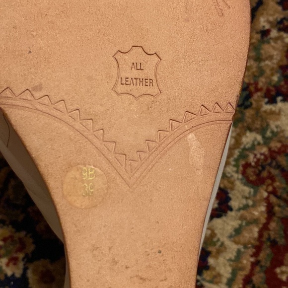 imagine by Vince Camuto white with gems wedge sandals - Picture 7 of 7